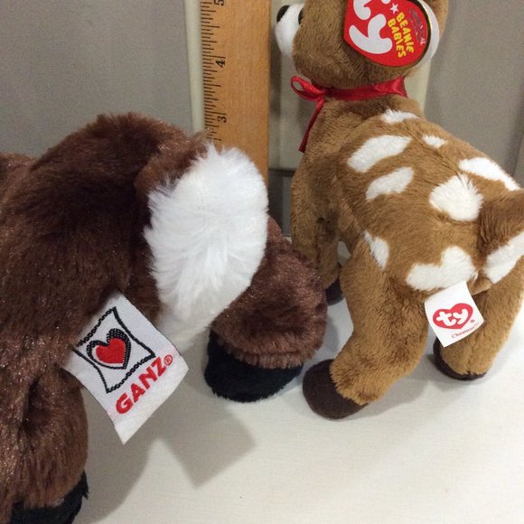 Pair of Reindeer – Webkinz & Ty Beanie Baby - Picture 2 of 4